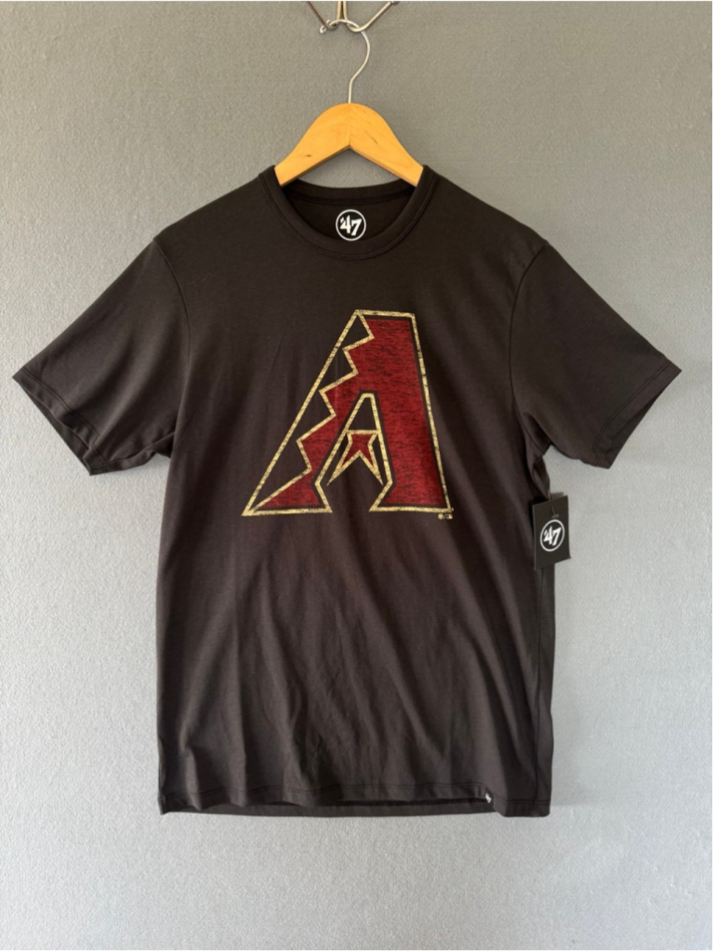 Arizona Diamondbacks Shirt Mens Medium Black '47 Brand MLB Graphic Tee NWT